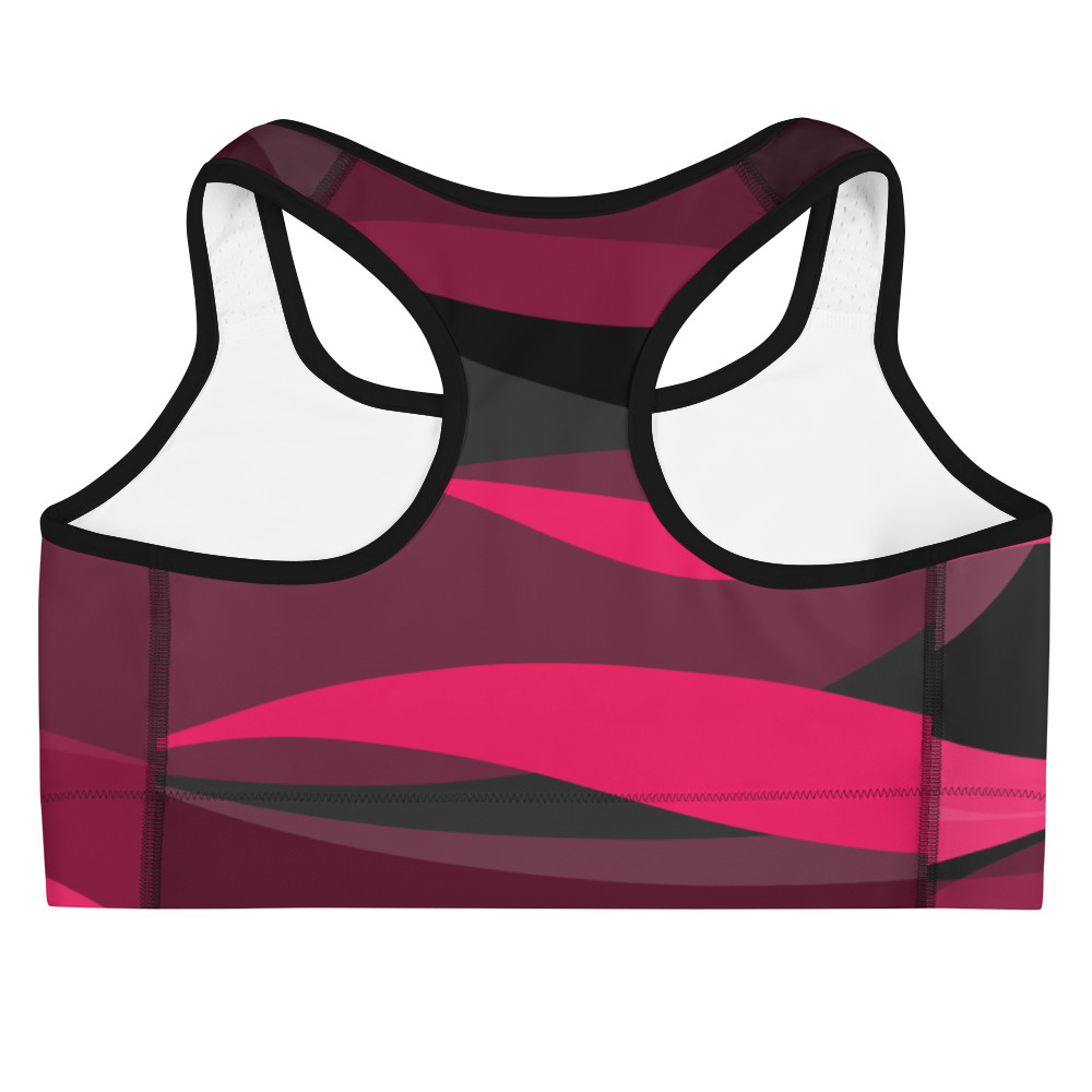 Download Fencing Waves Sports Bra Dark - Fencing Love