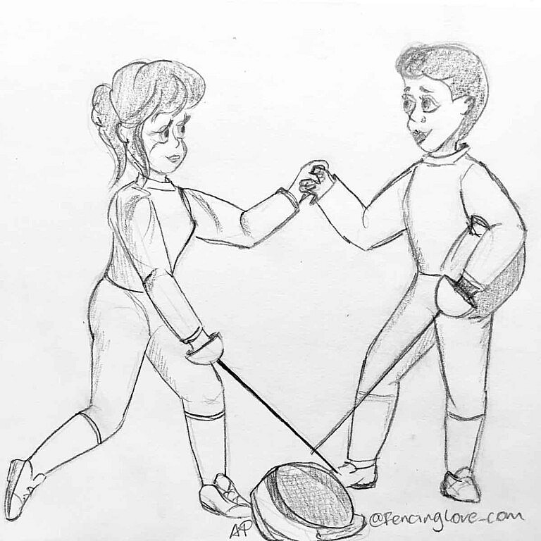 Fencing is a dance Fencing Love
