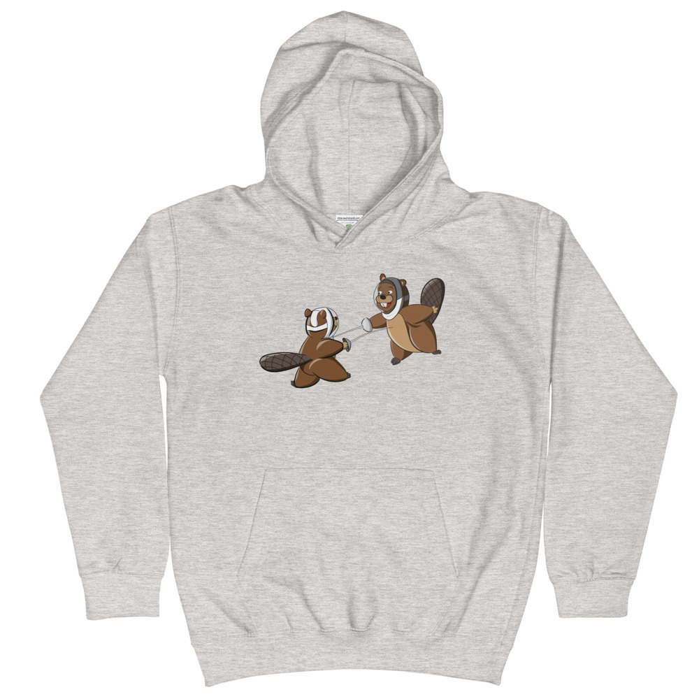 Fencing Beavers Kids Hoodie - Fencing Love