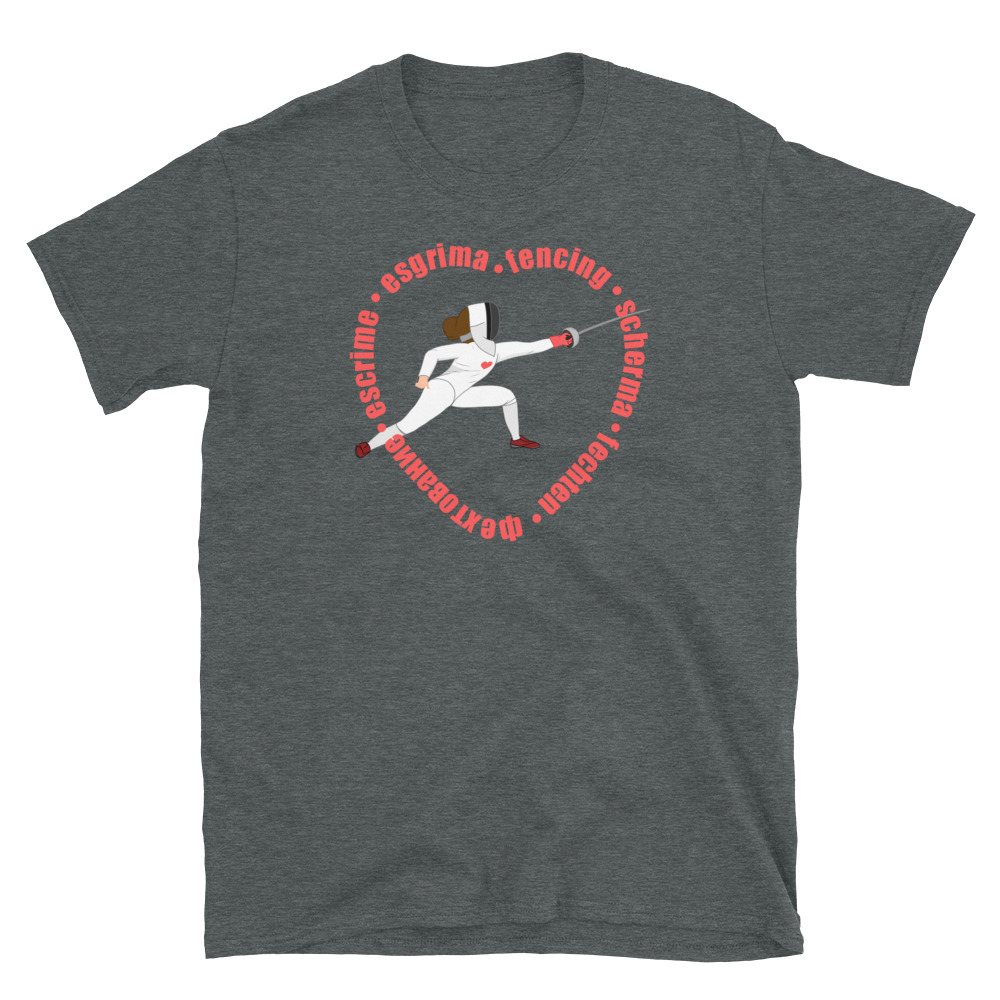 Fencing Languages Unisex T-Shirt - Fencing Love