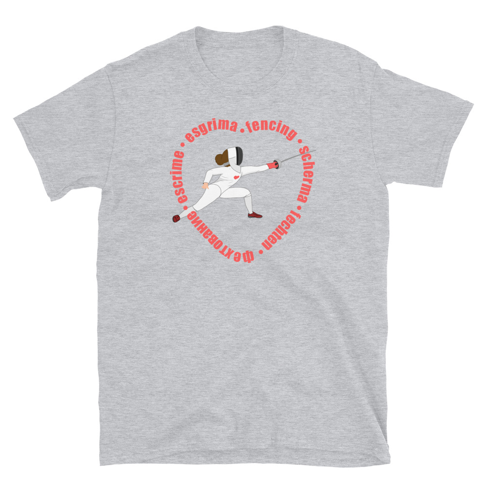 Fencing Languages Unisex T-Shirt - Fencing Love