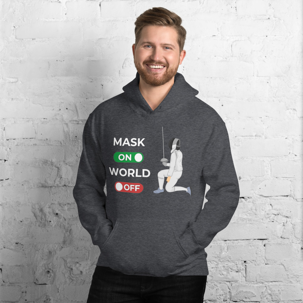 Off white on sale masked face hoodie