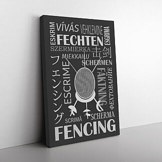 Fencing Canvas Print
