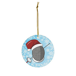 Christmas Fencing Epee Ornament