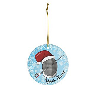 Personalized Fencing Ornament