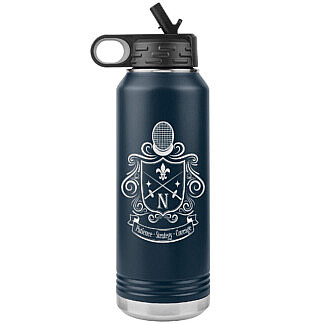 Laser Engraved Foil Water Bottle