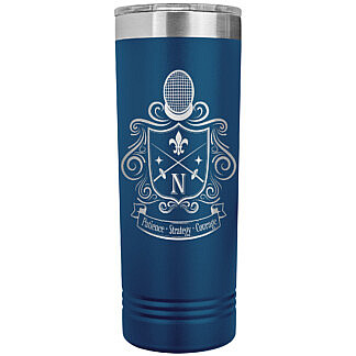 Laser Engraved Foil Fencer Tumbler
