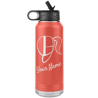 Personalized Fencer Water Bottle for Girls