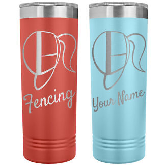 Fencing Girl Tumbler