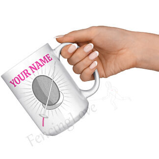Custom mug for fencers and coaches